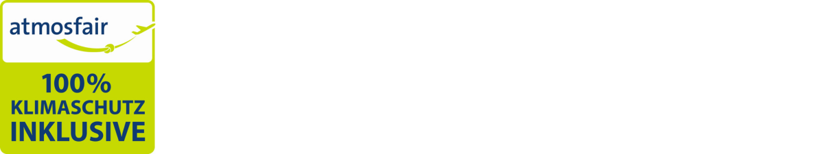 Logos atmosfair kranavatn Klimaprojekte