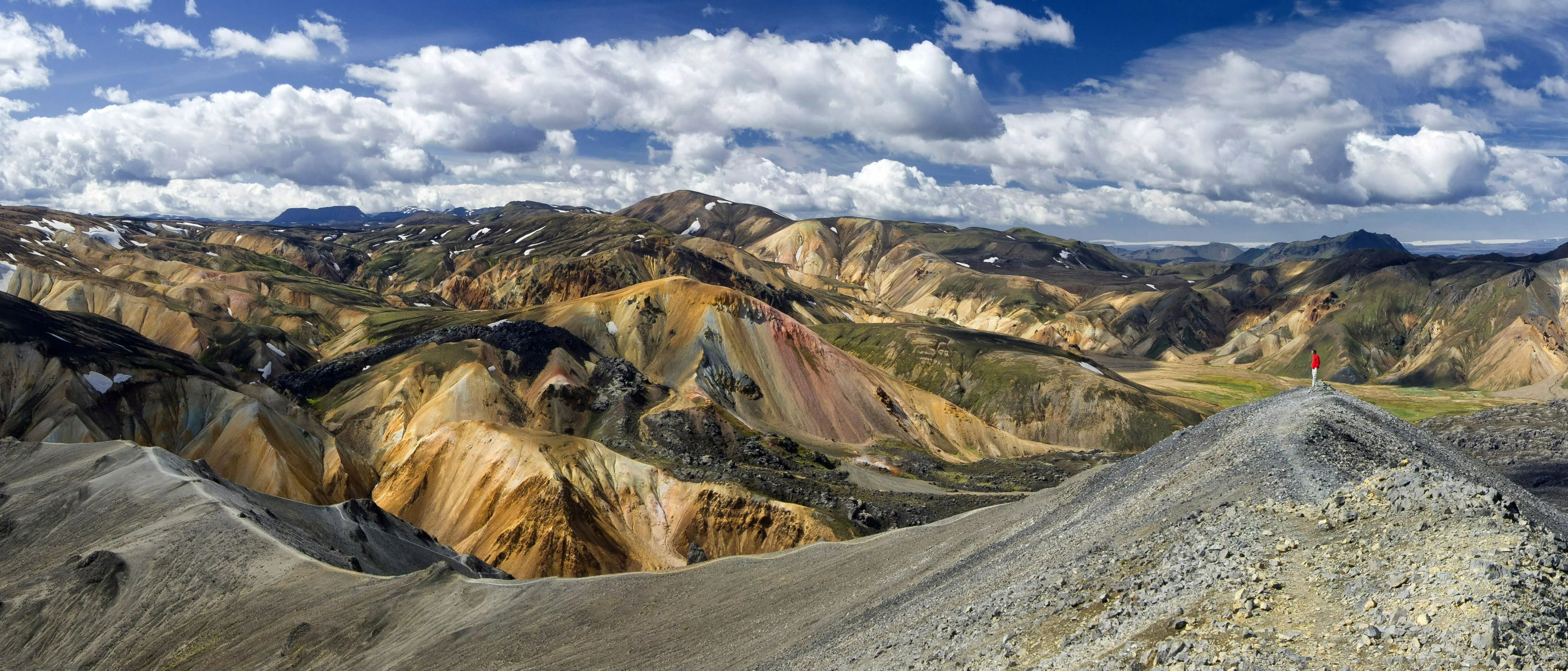 farbige Liparithberge in Landmannalaugar